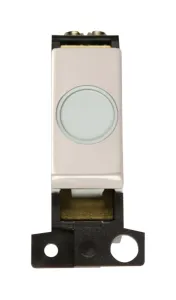 20A Ingot Flex Outlet Module - White- Pearl Nickel