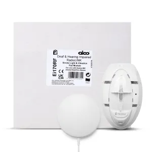Alarm, For The Deaf/Hard Of Hearing Mains, c/w Battery Back-up