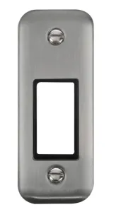 1 Gang MiniGrid Unfurnished Architrave Plate - 1 A