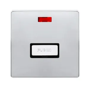 13A INGOT FUSED CONNECTION UNIT WITH NEON - POLISH