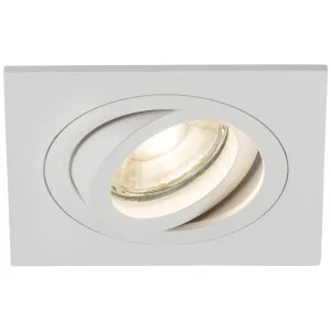 Ambar Single Tilt Square Downlight White