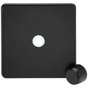 1G Dimmer Plate with Matching Metal Dimmer Cap -Ma