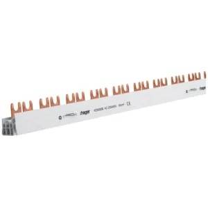 Insulated busbar 2P fork 10mm- 57M