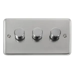 3 Gang 2 Way 400Va Dimmer Switch
