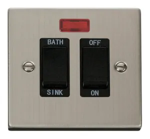 20A DP Sink/Bath Switch - Black