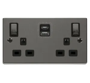 2G 13A SW SKT 4.2A A&C USB INGOT VPBN BK