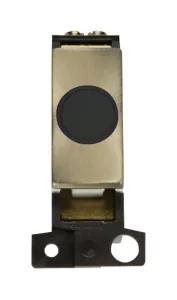 20A Ingot Flex Outlet Module - Black- Antique Bras