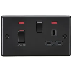 45A DP switch and 13A switched socket with neons -