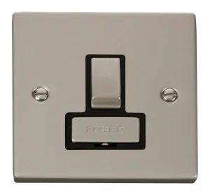 13A Fused 'Ingot' Switched Connection Unit - Black