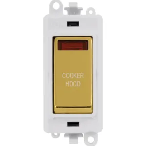 20AX Double Pole Switch With Neon Module - Polar W